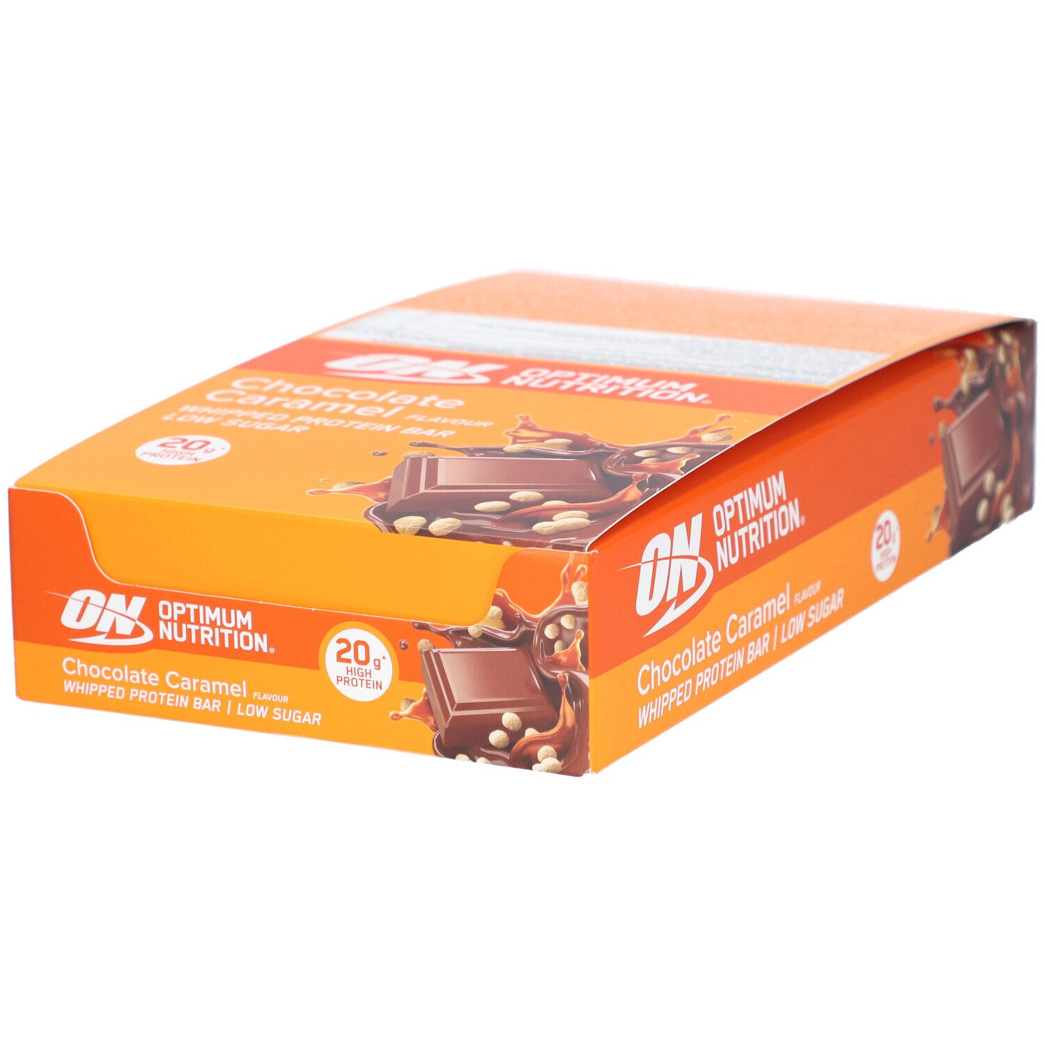 Optimum Nutrition Barre Protéinée Chocolat Caramel 10X60 G