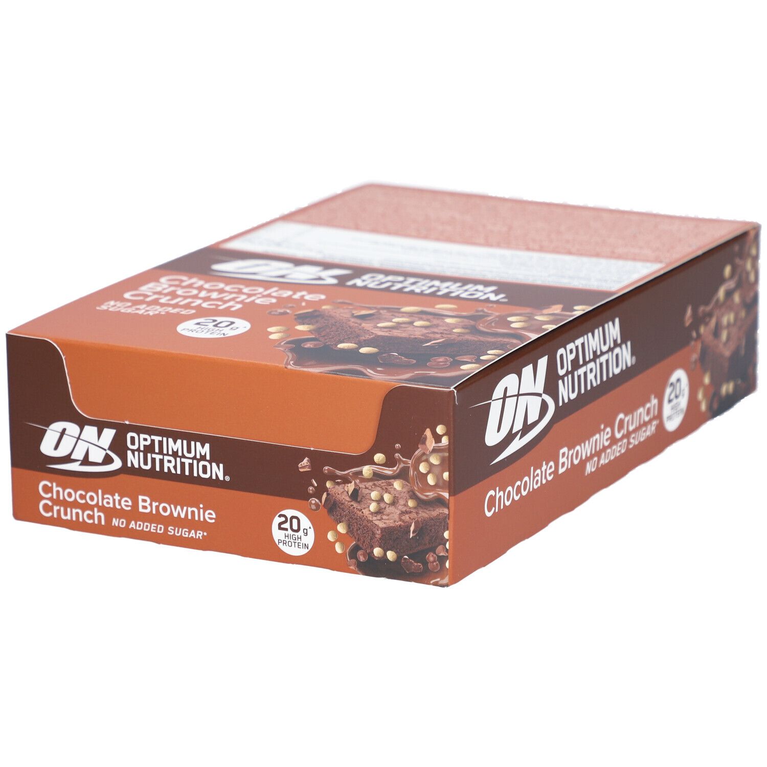 OPTIMUM NUTRITION Barre protéinée Croustillante Brownie Chocolat 10x65 g