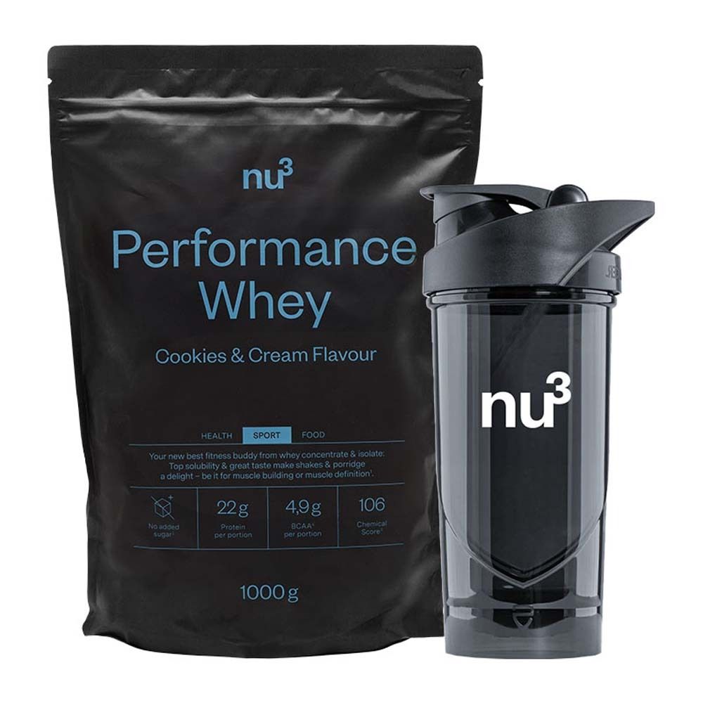 Performance Whey Cookies-Cream + Shaker 1 pc(s) Poudre