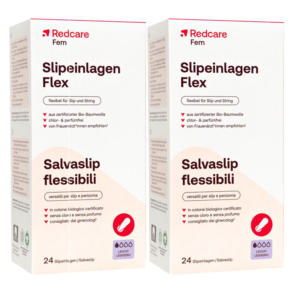 Protège-slips Redcare Flex Serviette hygienique 2x24 pc(s)