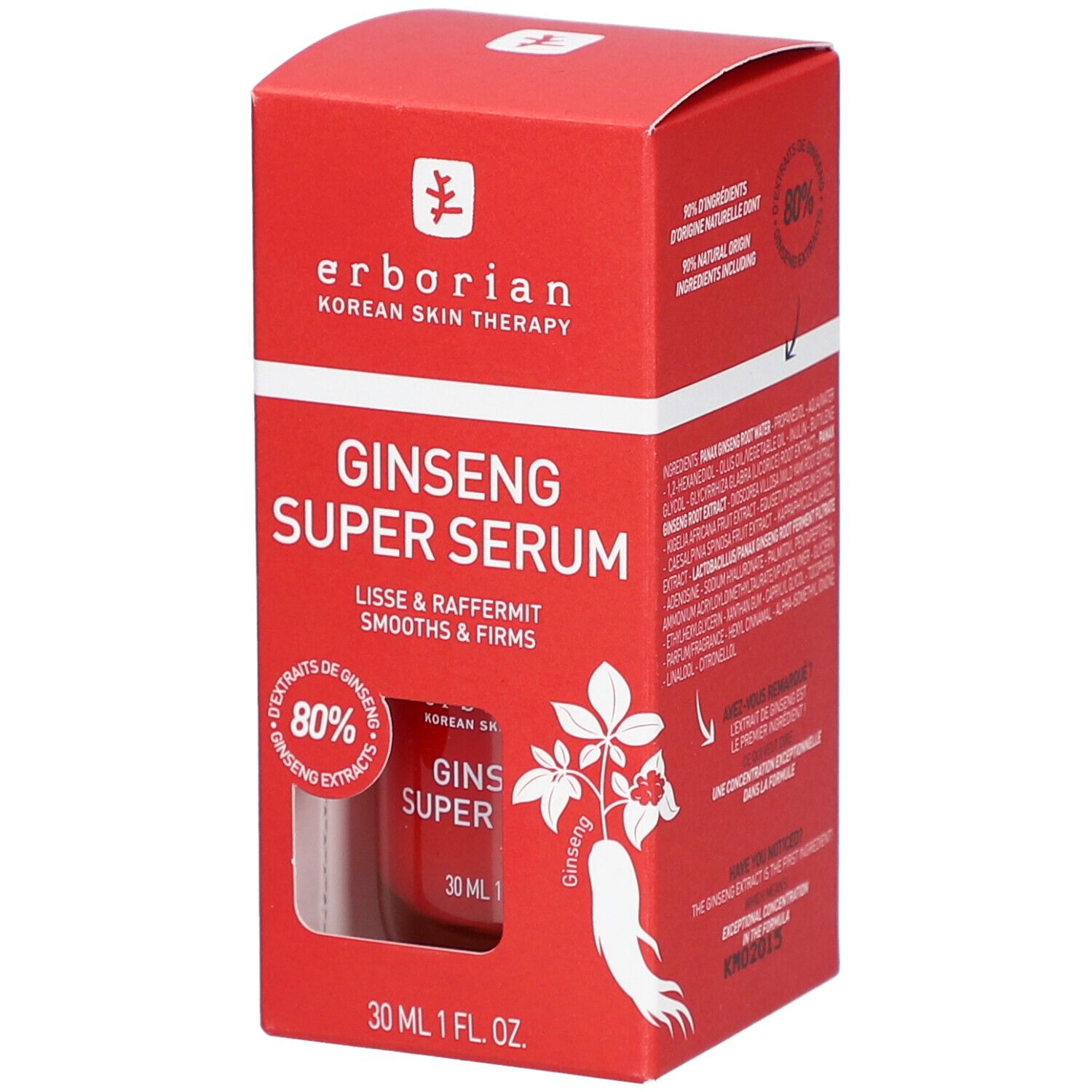 Erborian Korean Skin Therapy Erborian Ginseng Super Sérum - Soin Lissant 30 Ml