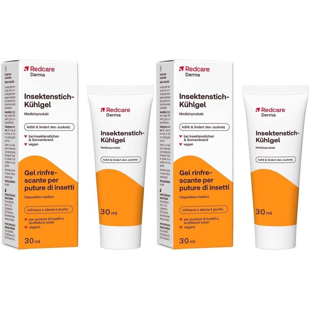 Redcare Derma Gel rafraîchissant pour piqûres d'insectes 2x30 ml Gel(S)