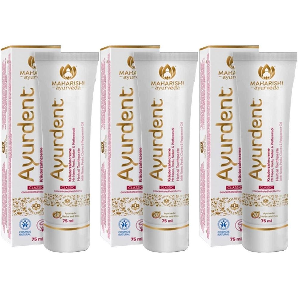 Ayurdent Dentifrice Classic 3x75 ml