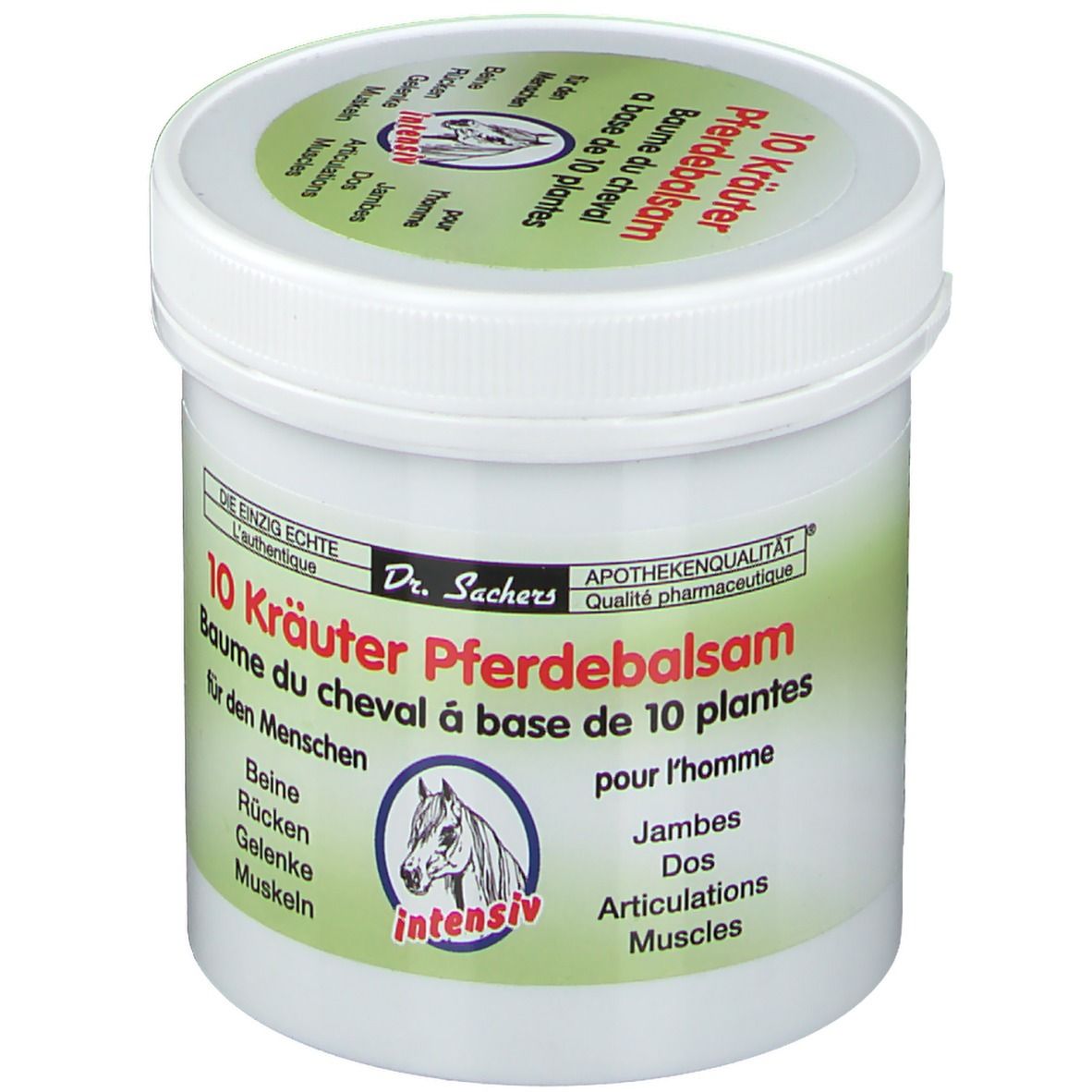 Dr. Sacher’s 10 Herbes pour chevaux 250 ml Baume