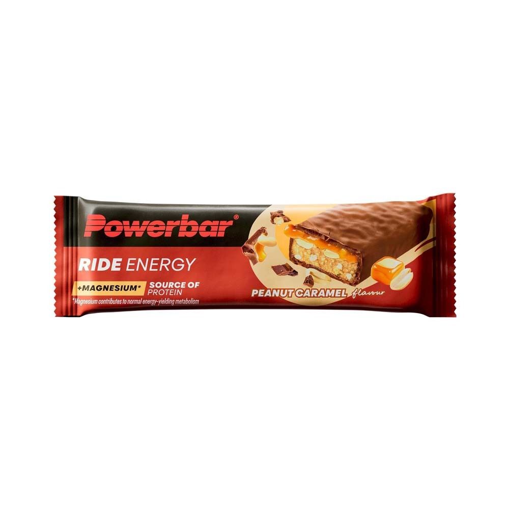 PowerBar Ride Energy Cacahuètes et caramel 55 g Barre