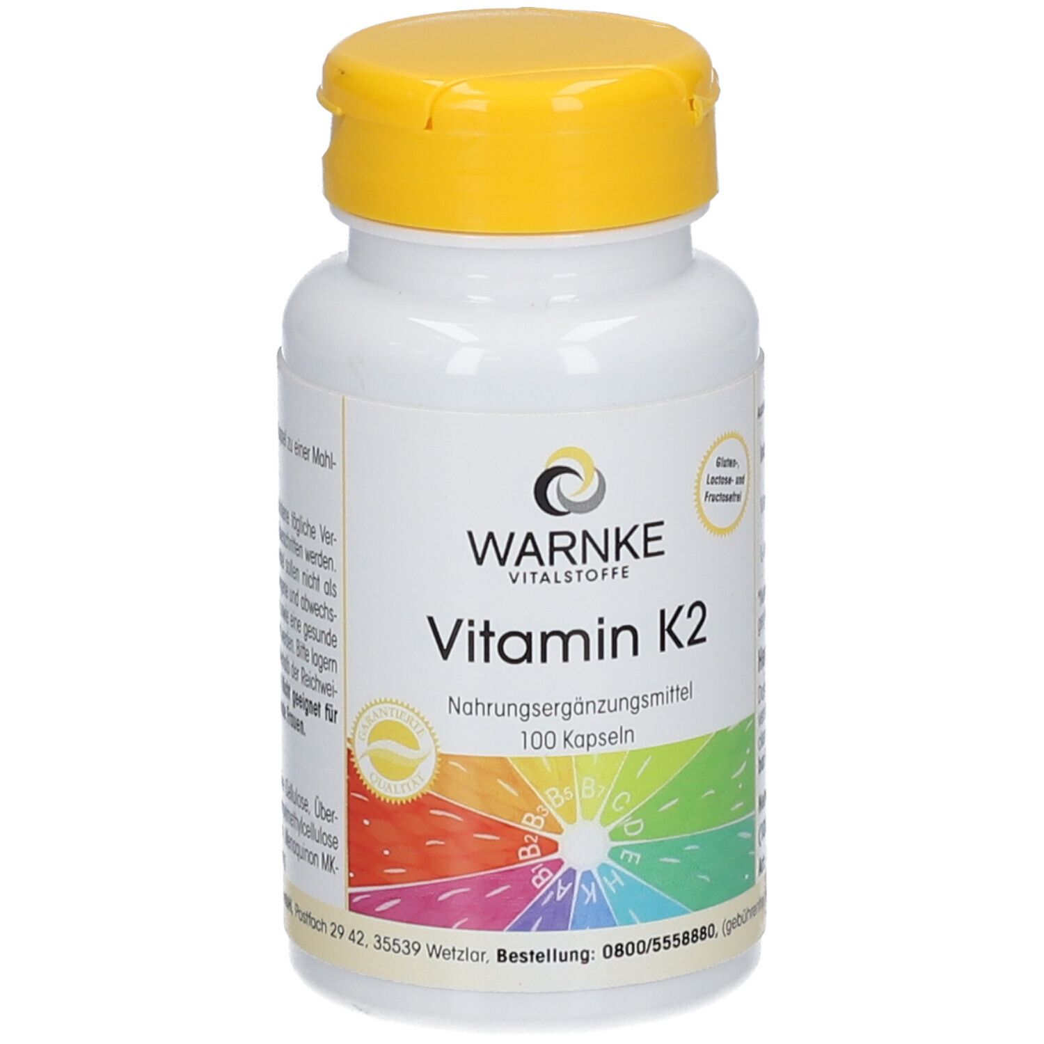 Warnke Vitamine K2 Capsule(S) 100 Pc(S) - Image 1