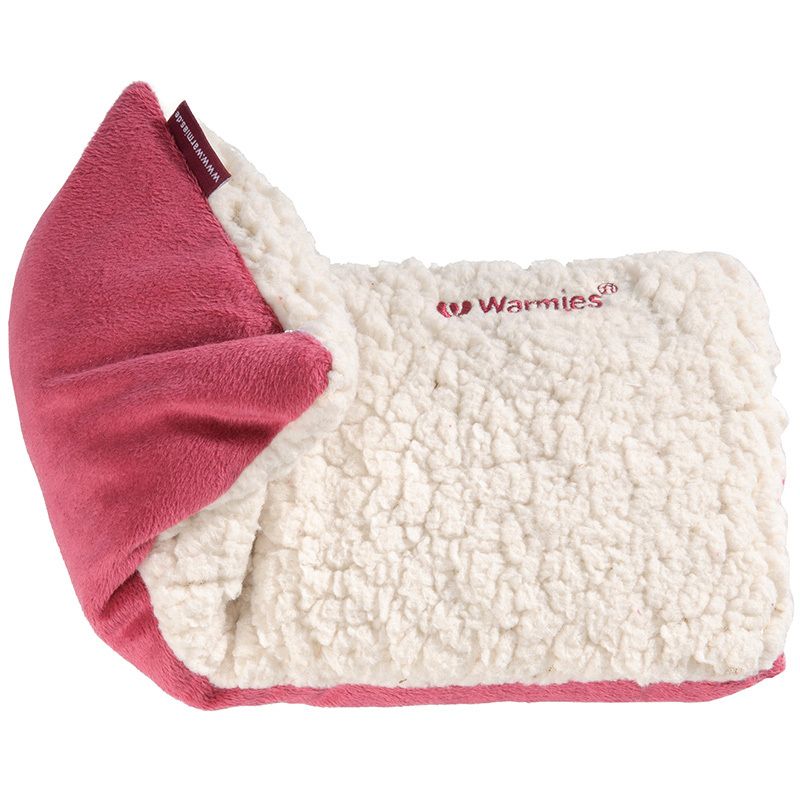 Warmies® HOT-PAK® Coussinet Sherpa beige/rouge Coussin Chauffant 1 pc(s)