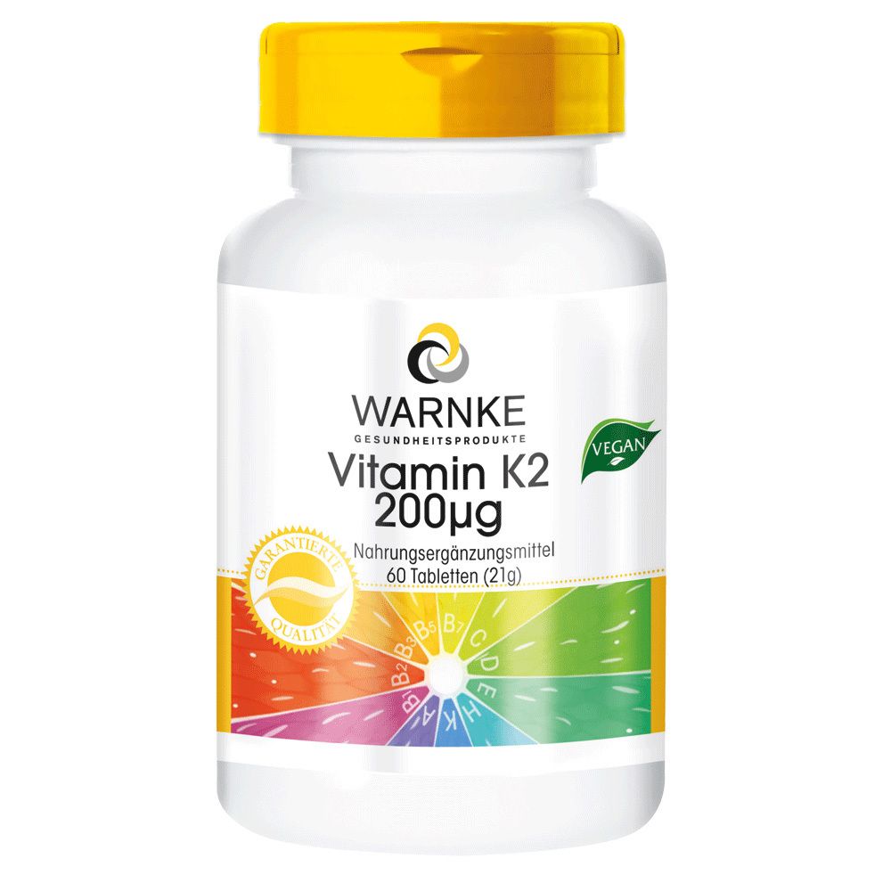 Warnke Vitamine K2 200 Μg Comprimé(S) 60 Pc(S)