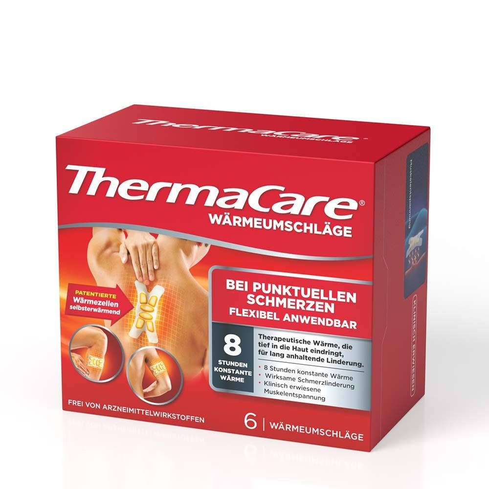 ThermaCare Coussins chauffants pour les douleurs localisées 6 pc(s) Pansement(S)