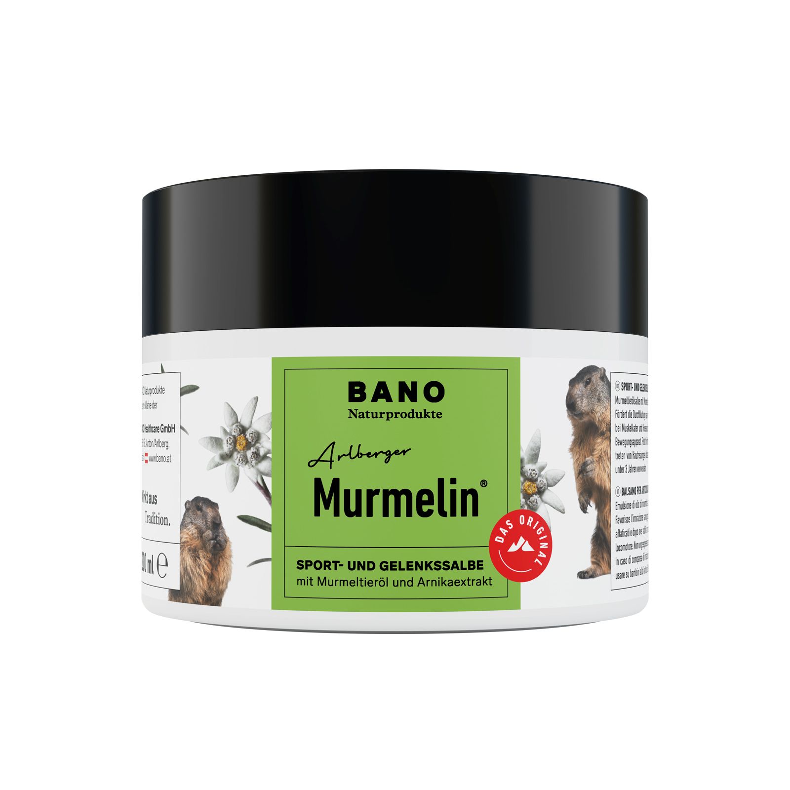 Arlberger Murmelin® Natur – Pommade Aux Marmottes Pommade(S) 200 Ml - Image 1