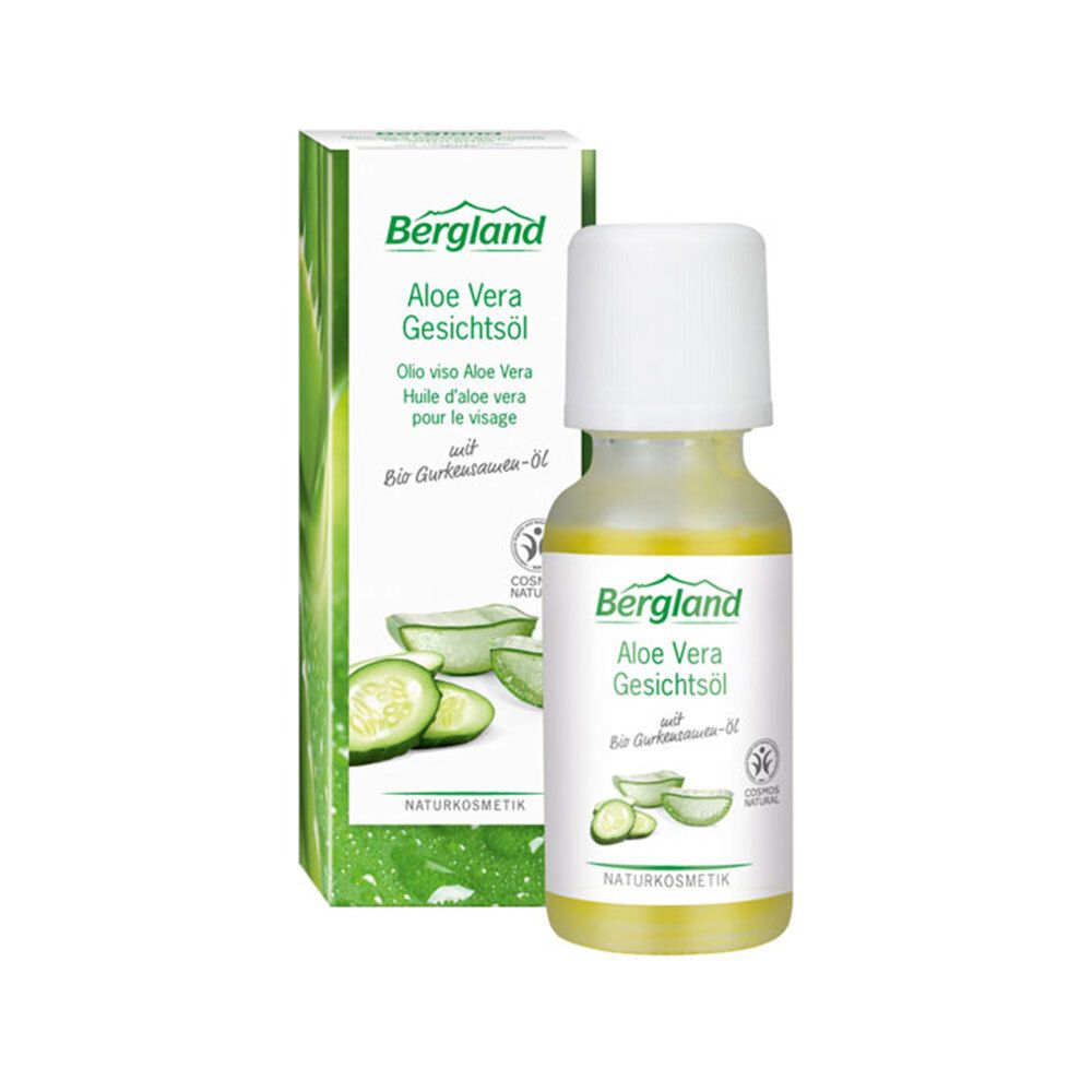 Bergland Huile Pour Le Visage À L'aloe Vera 20 Ml