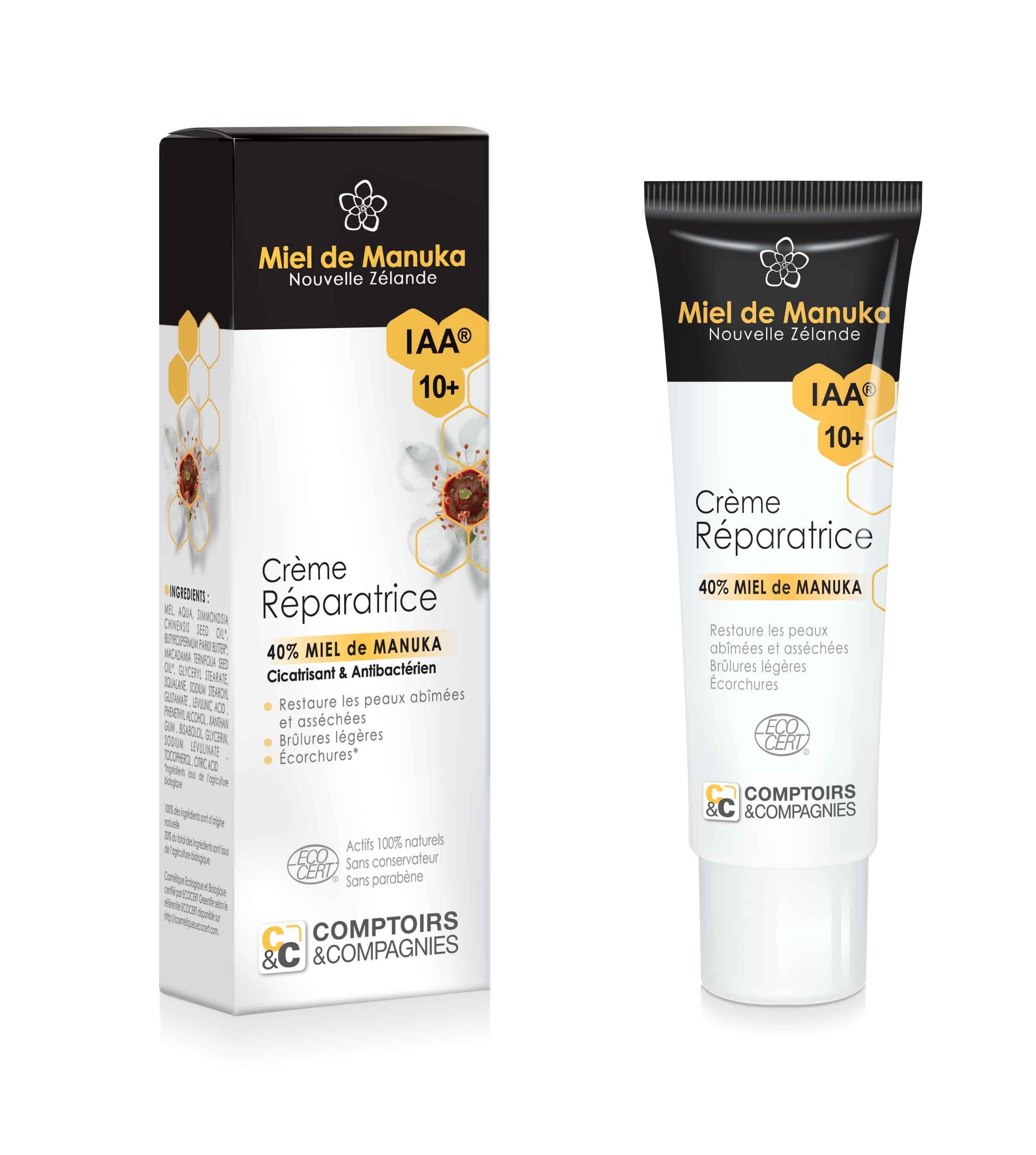 Allcura Comptoirs & Compagnies Crème Réparatrice 40% Miel De Manuka 40 Ml