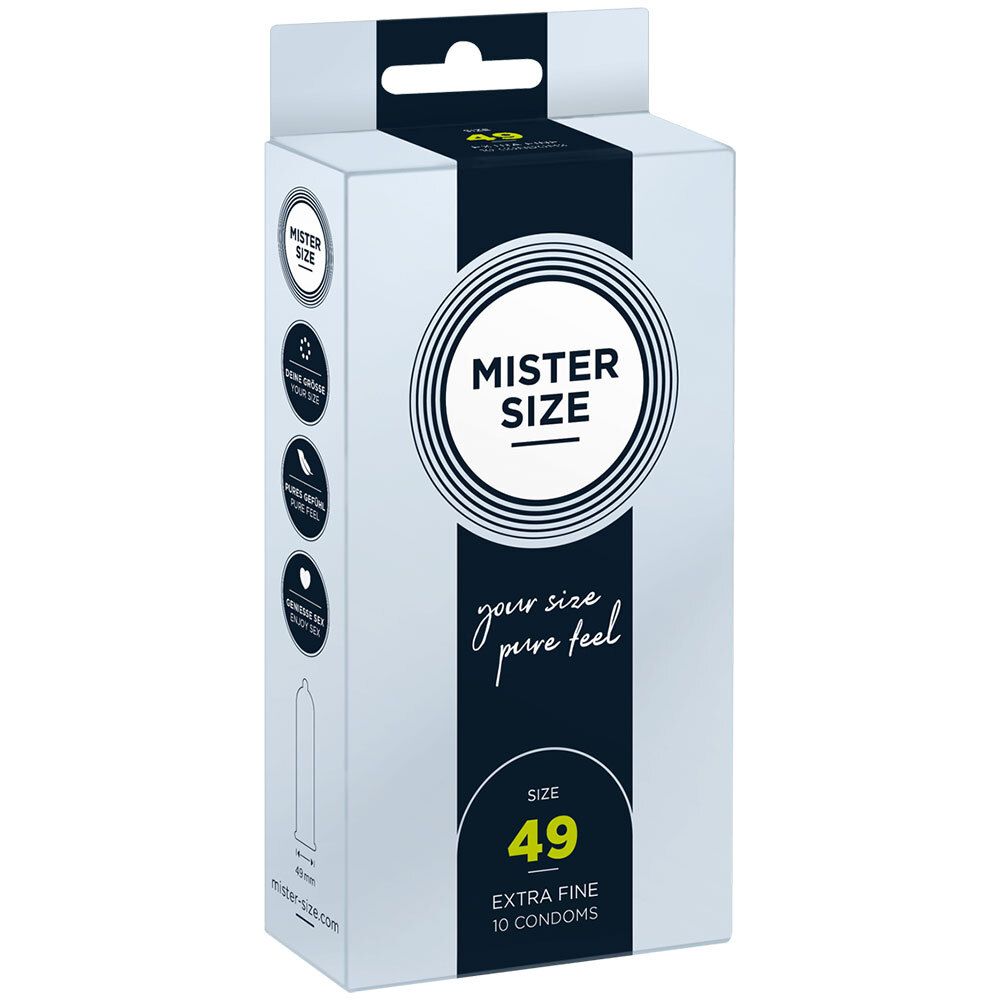 Mister Size Unisex Préservatifs 49Mm X10 - Image 2