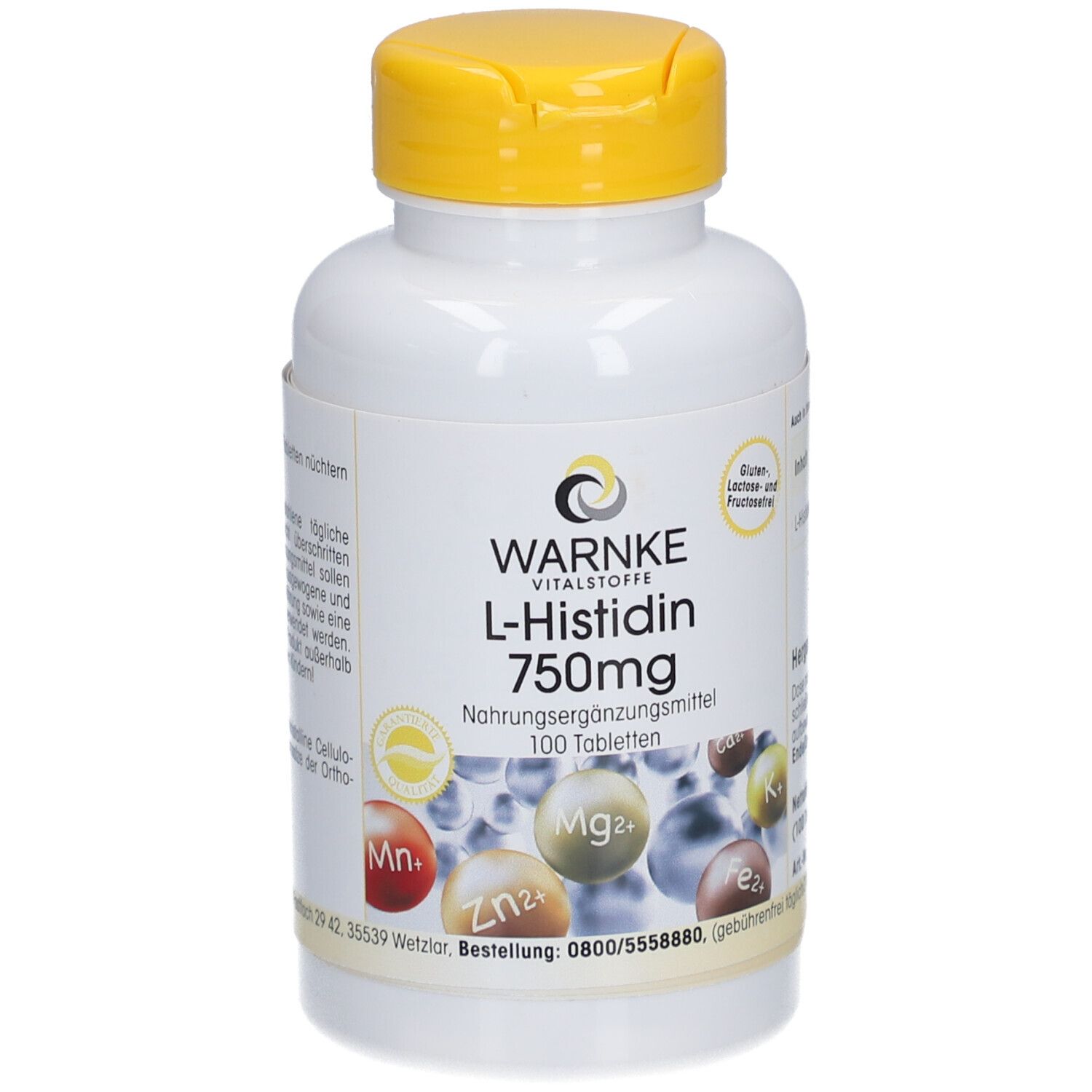 Cm_main_brand_3851 Warnke L-Histidine 750 Mg Comprimé(S) 100 Pc(S)