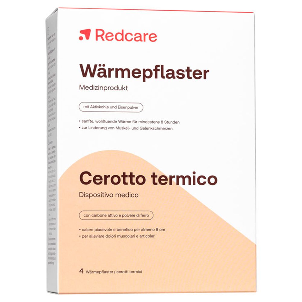 Redcare Patch chauffant 4 pc(s) Pansement(S)