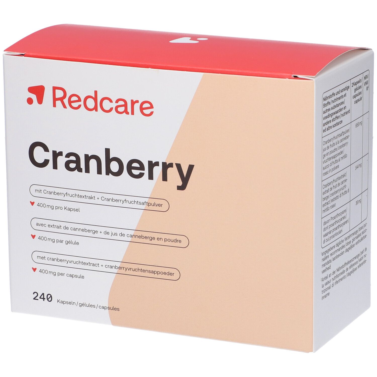 Redcare Cranberry 134,4 g Capsule(S)