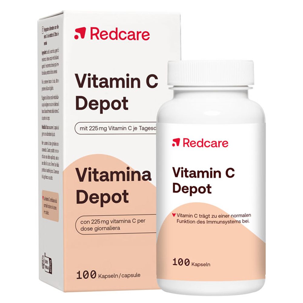 Redcare Vitamine C Dépôt 100 pc(s) Capsule(S)