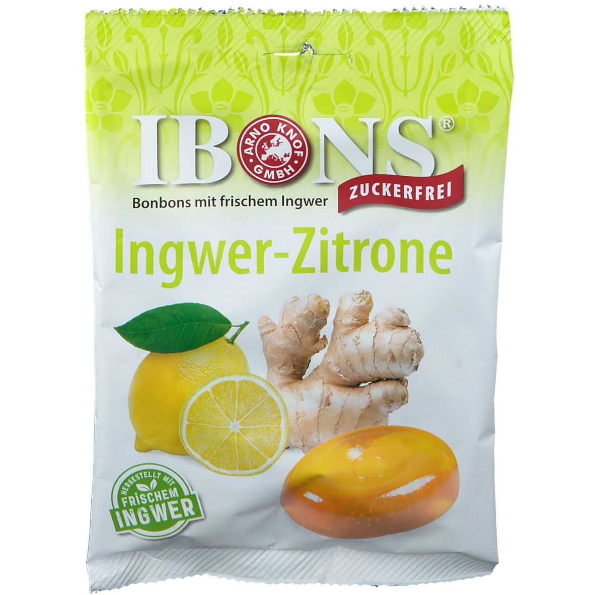 Ibons Ibons® Ginger-Lemon Sans Sucre Bonbon(S) 75 G Enfants