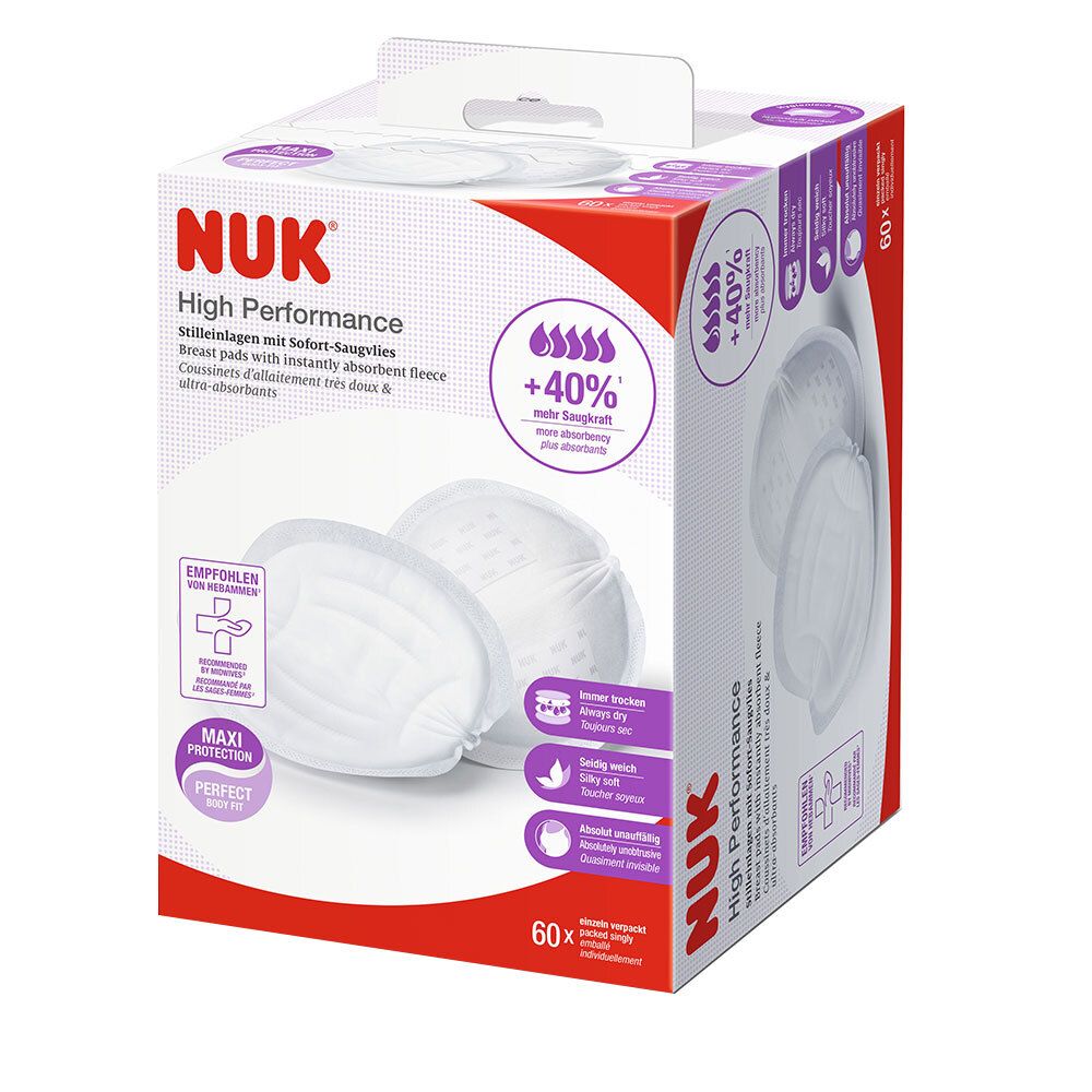 NUK High Performance Coussinets d'allaitement 60 pc(s) Coussinets D'Allaitement