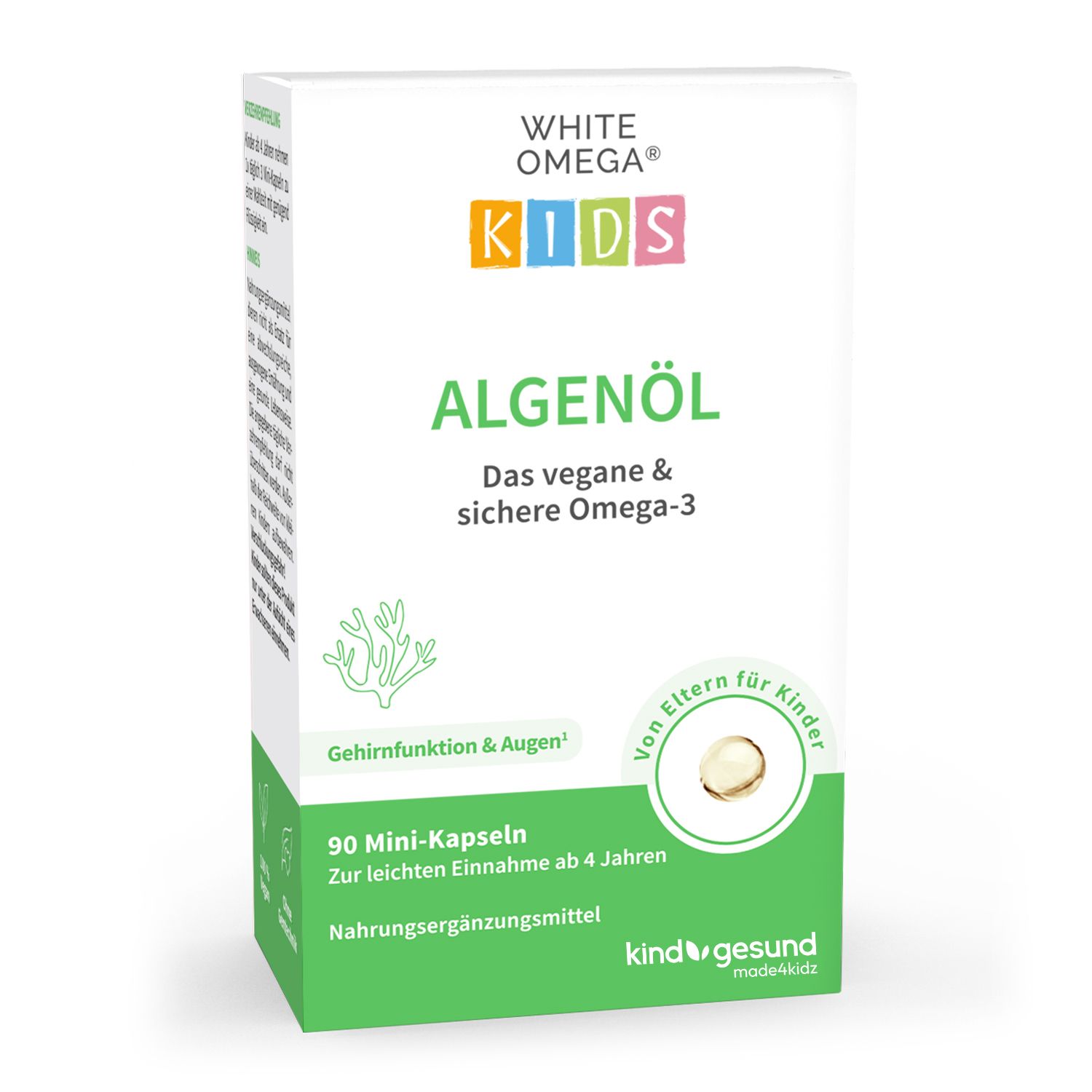 White Omega White Omega® Huile D'algues Omega-3 Capsule(S) Douce(S) 90 Pc(S) Enfants