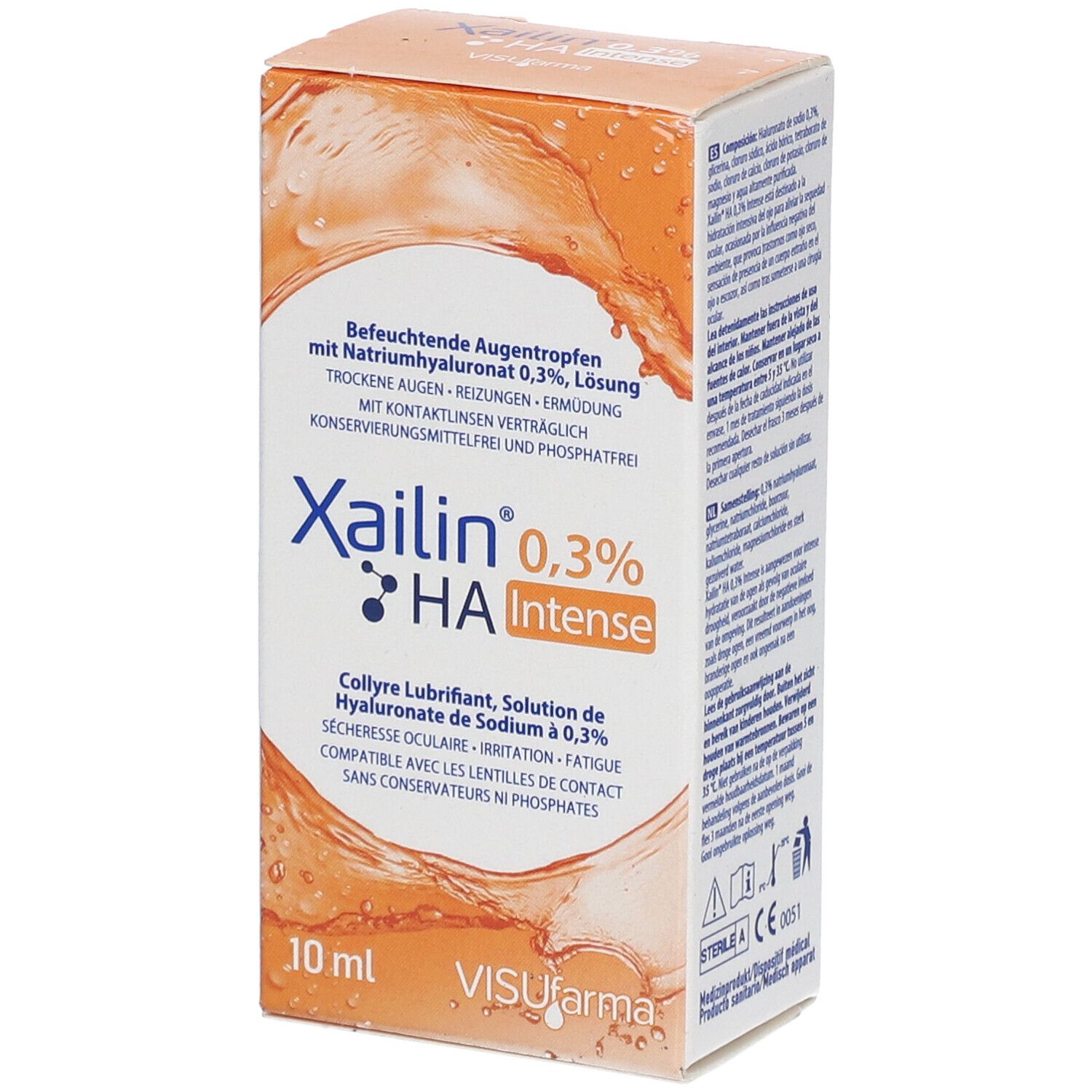 Xalin® Visufarma Xailin® Ha Intense 0,3 % Gouttes Ophtalmiques 10 Ml