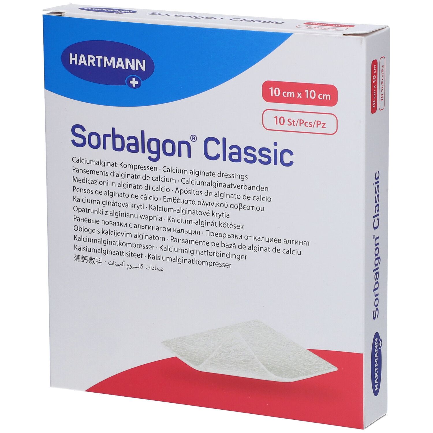 Hartmann Sorbalgon Classic 10X10 Cm, 10 Pièces, - Image 2