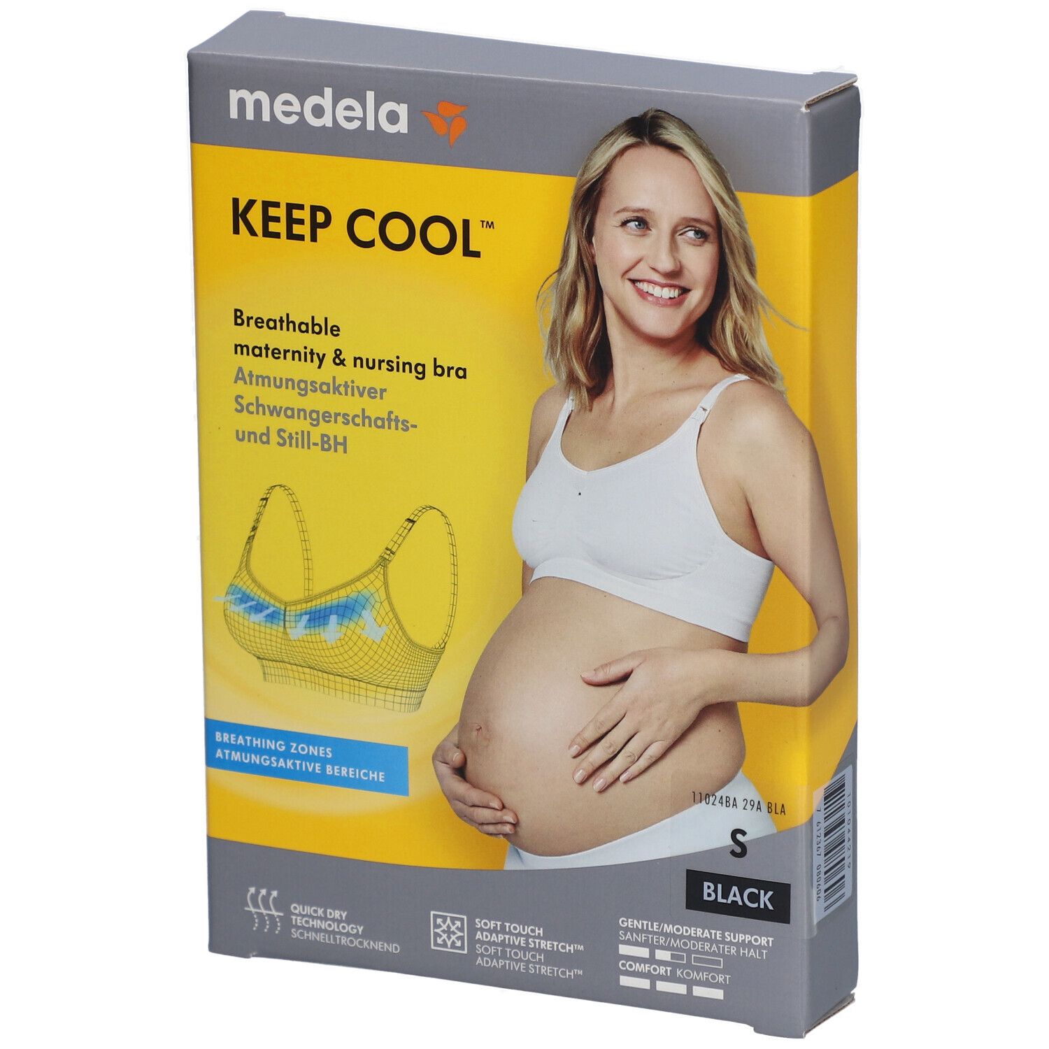medela Keep Cool™ Soutien-gorge de grossesse et d'allaitement noir, taille S Bustier 1 pc(s)