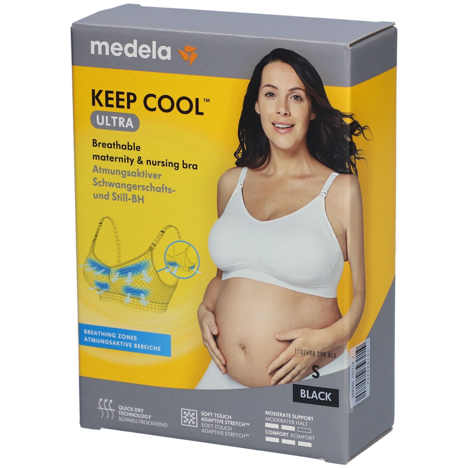 medela Keep Cool™ Soutien-gorge de grossesse et d'allaitement ultra confortable noir, taille S Bustier 1 pc(s)