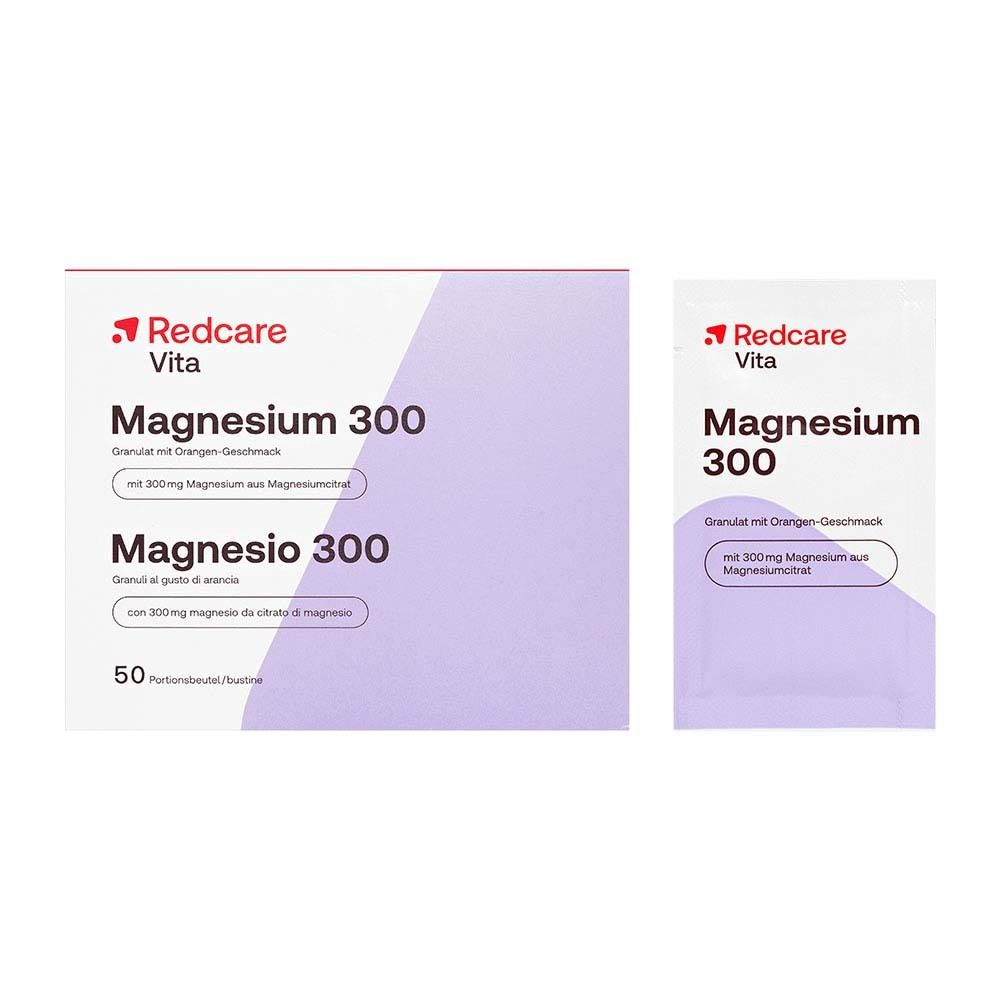 Redcare Magnésium 300 Granulés à boire 50 pc(s) Granulé(S) Buvable(S)