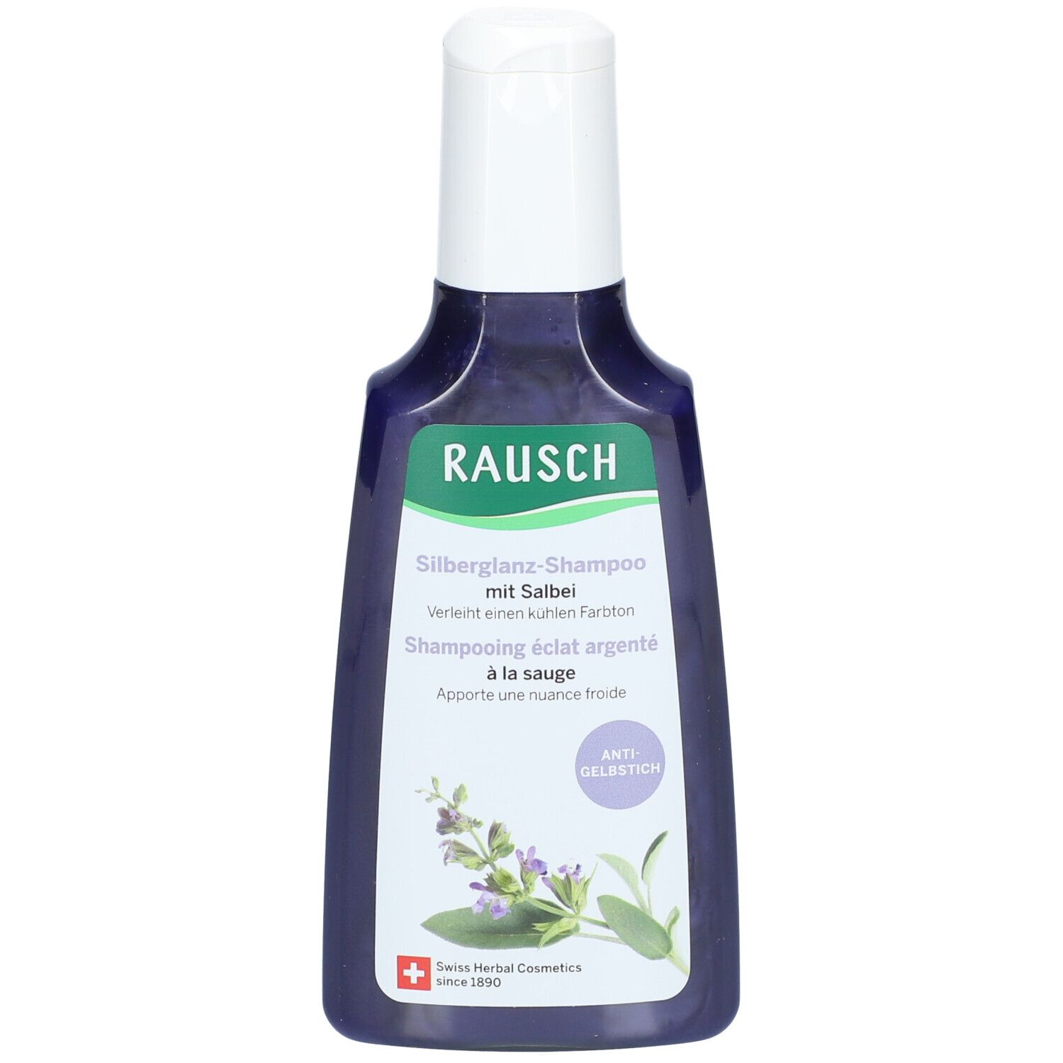 Rausch Shampooing Éclat Argenté À La Sauge 200 Ml