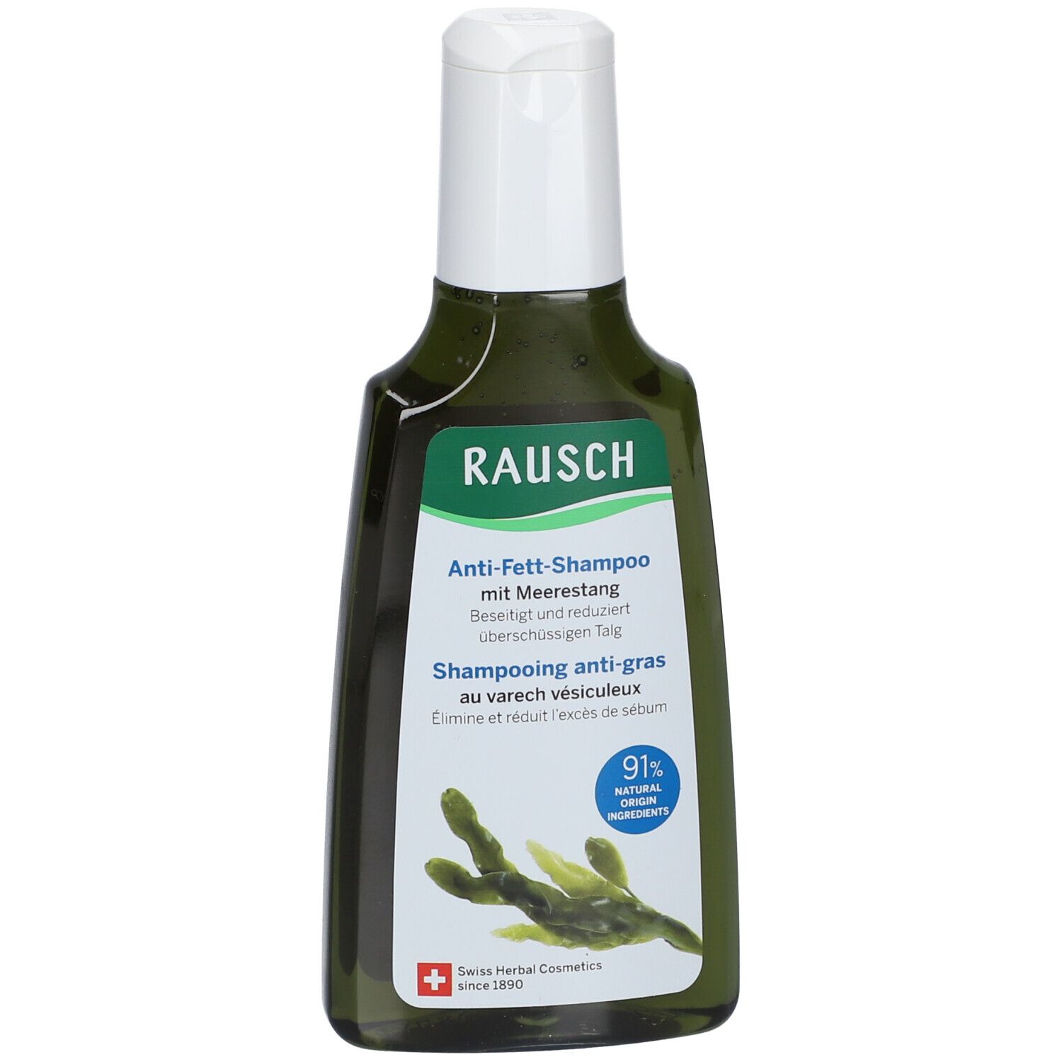 Shampooing anti-graisse aux algues de Rausch 200 ml - Image 2