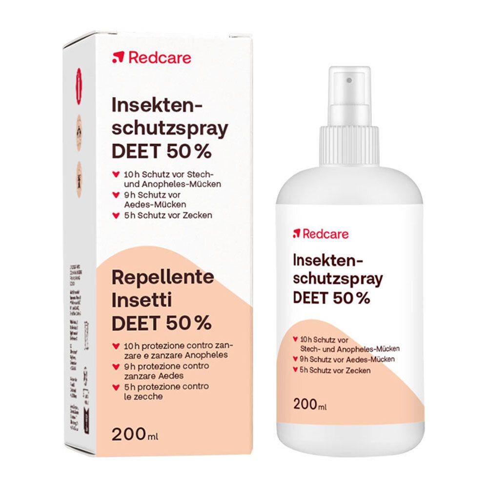 Redcare Spray anti-moustiques DEET 50% 200 ml Spray