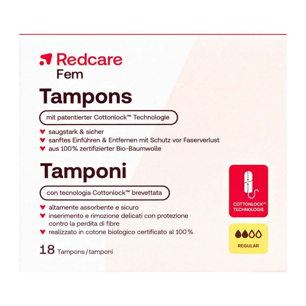 Redcare Tampons Regular 18 pc(s) Tampon(S)