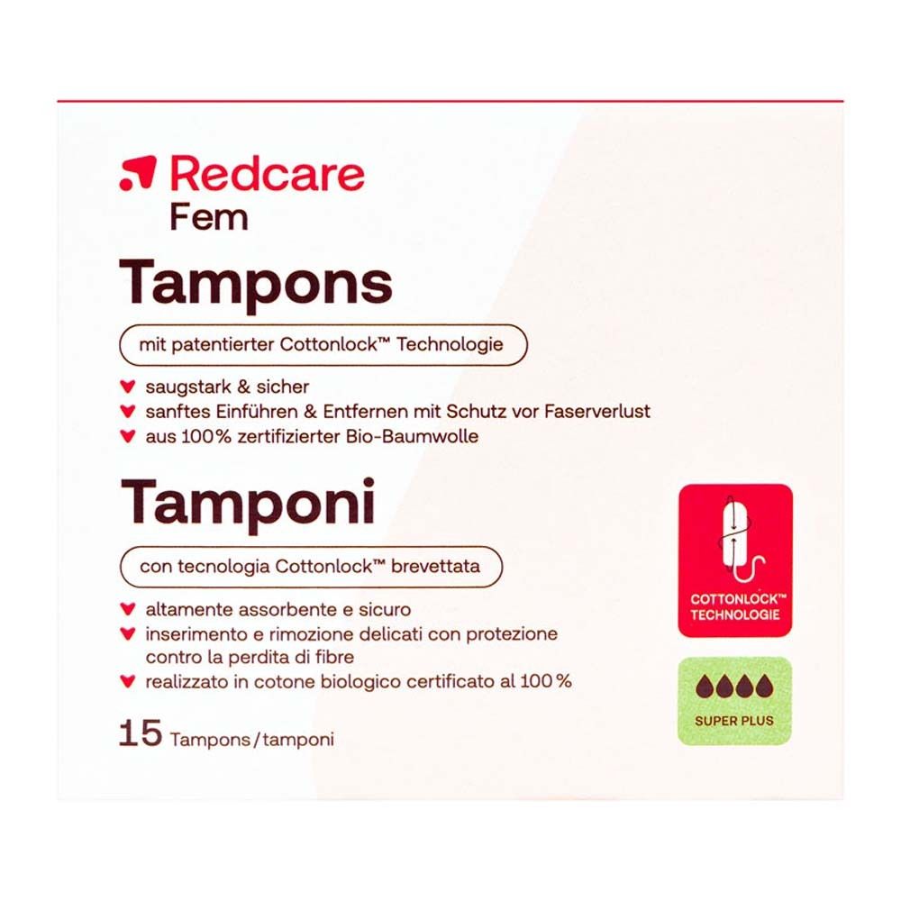 Redcare Tampons Super Plus Tampon(S) 15 pc(s)