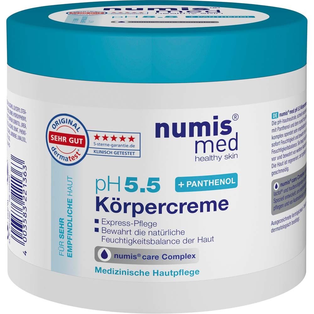 Numis Crème Pour Le Corps Ph 5,5 400 Ml