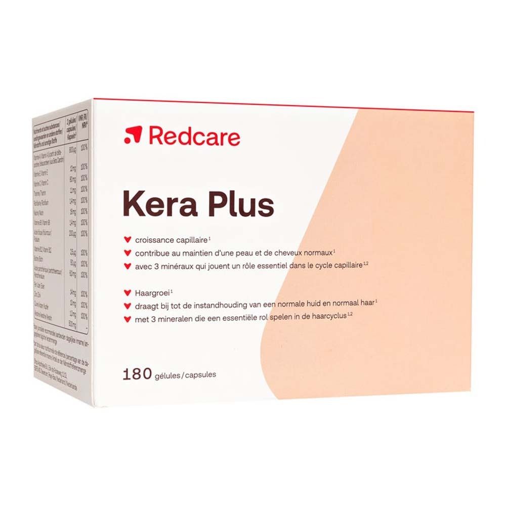 Redcare Kera Plus Biotine & Kératine pour les cheveux 180 pc(s) Capsule(S)