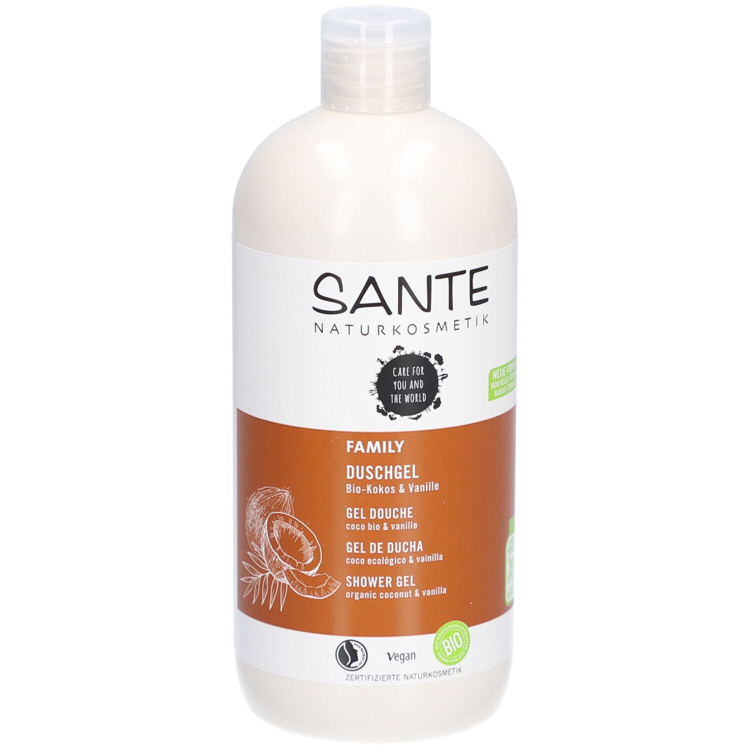 Sante Family Gel Douche Coco & Vanille Douche 500 Ml
