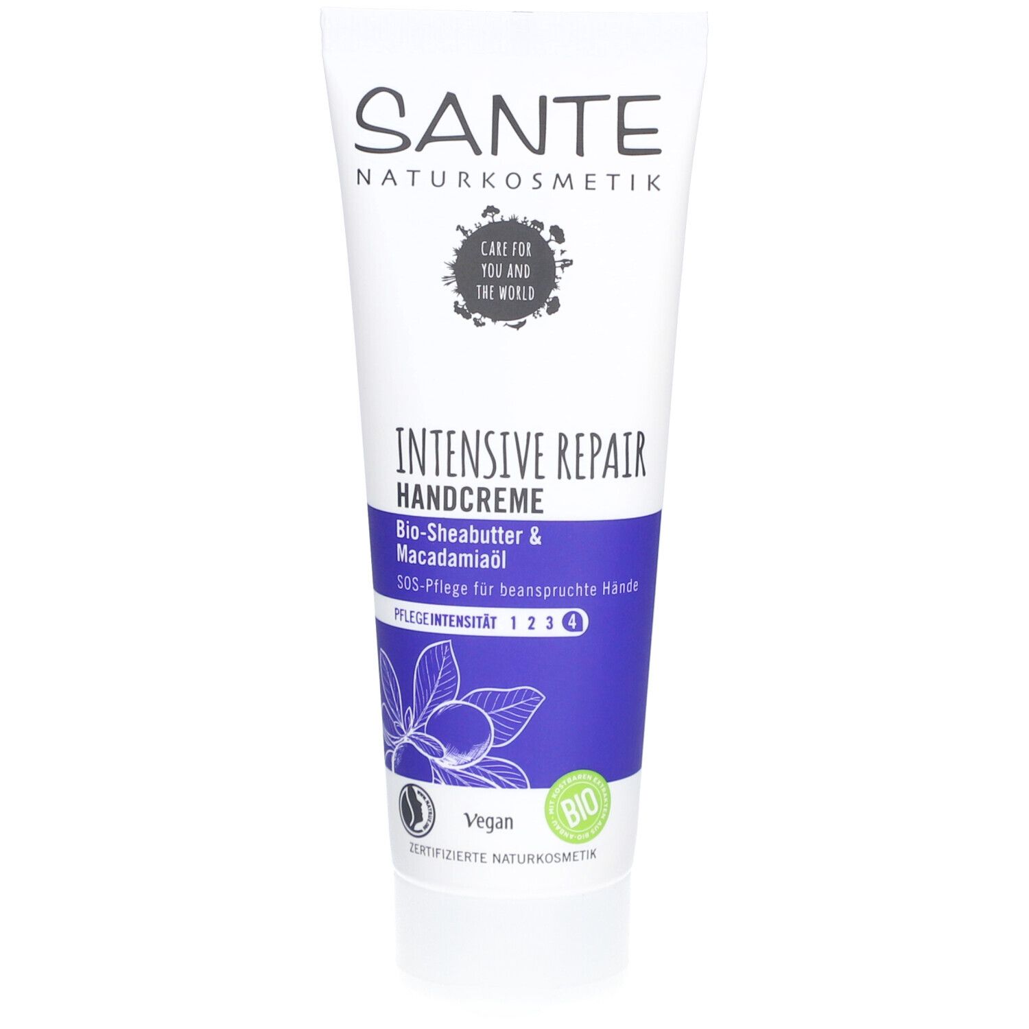 Sante Crème Pour Les Mains Réparatrice Intensive Avec Beurre De Karité Bio Et Huile Macadamia 75 Ml