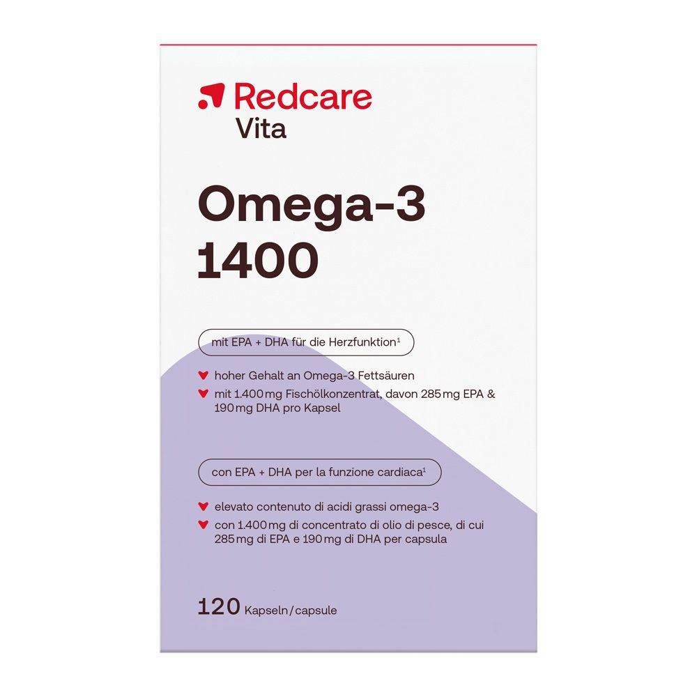 Redcare Omega-3 1400 gélules 120 pc(s) Capsule(S)