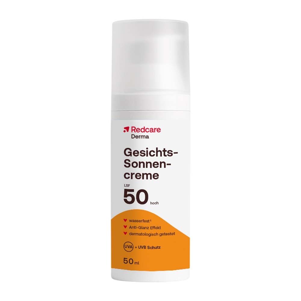 Redcare Derma Crème solaire pour le visage SPF 50 50 ml Crème