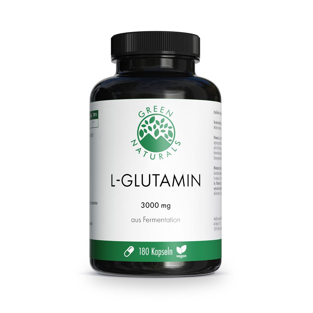 Green Naturals L-Glutamine 3000 Mg Capsule(S) 180 Pc(S)