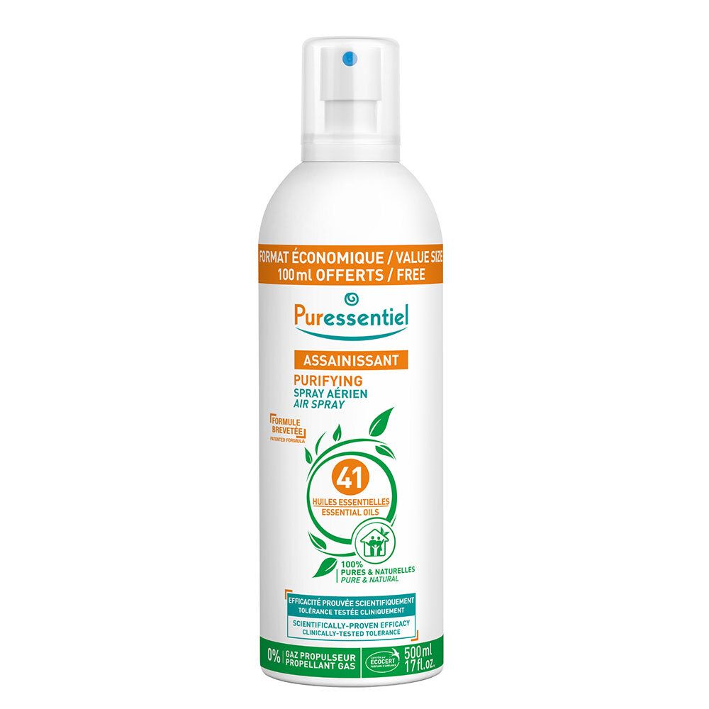 Puressentiel Spray Aérien Assainissant 41 Huiles Essentielles 500 Ml