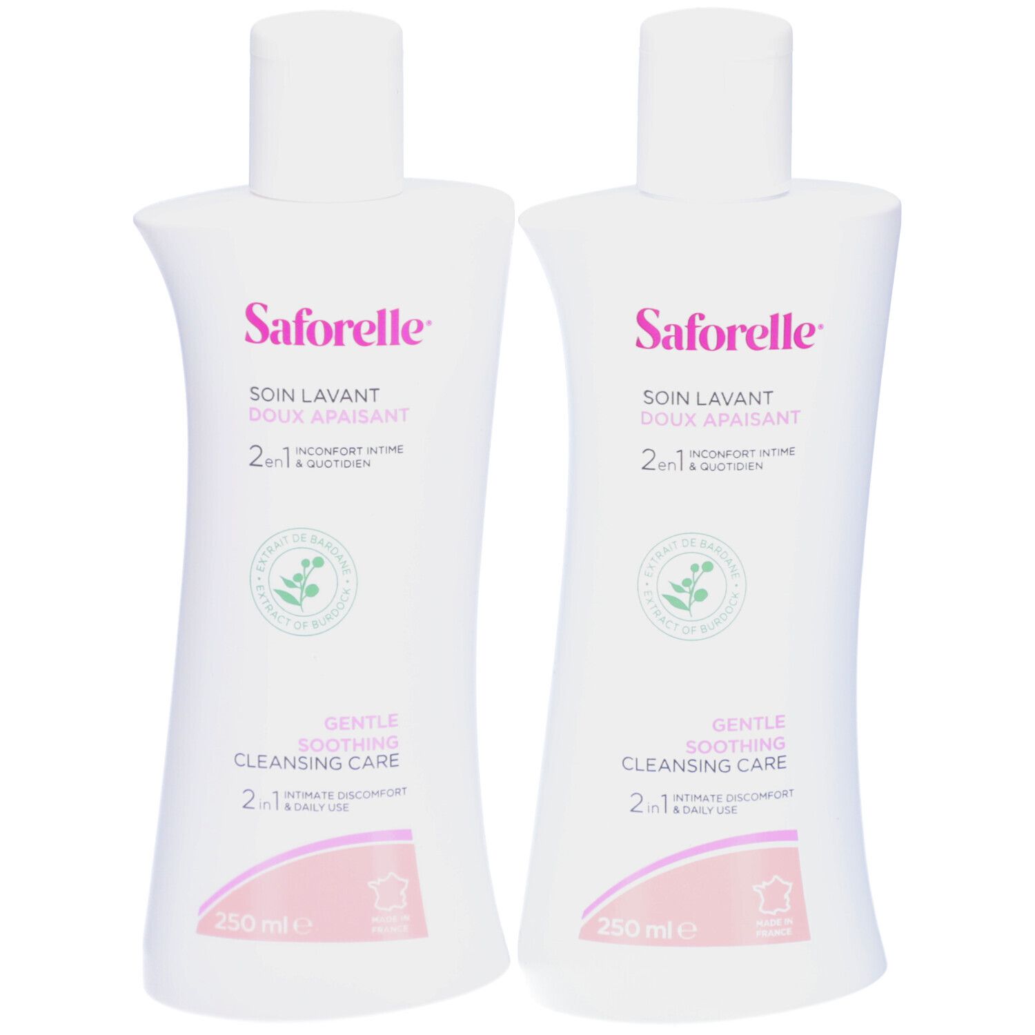 Saforelle Soin Lavant Doux Peaux Sensibles 2X250ml - Image 4