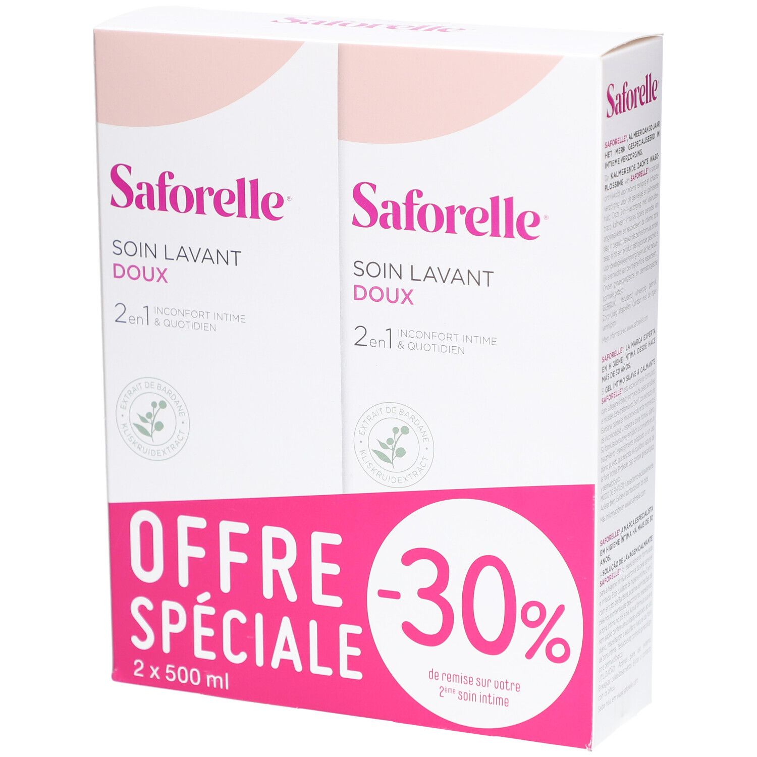 Saforelle Soin Lavant Doux Solution(S) 1000 Ml