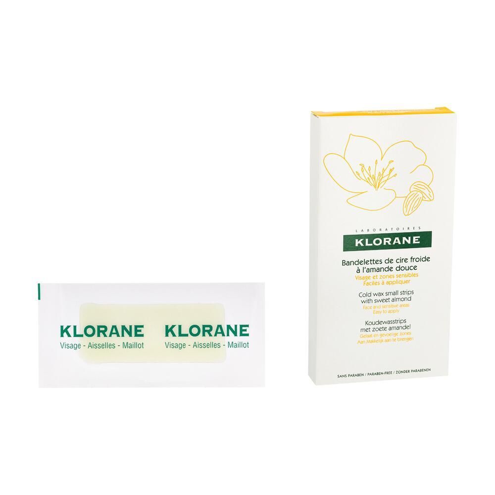 Klorane bandes de cire froide visage 6 pc(s) Bande(S)