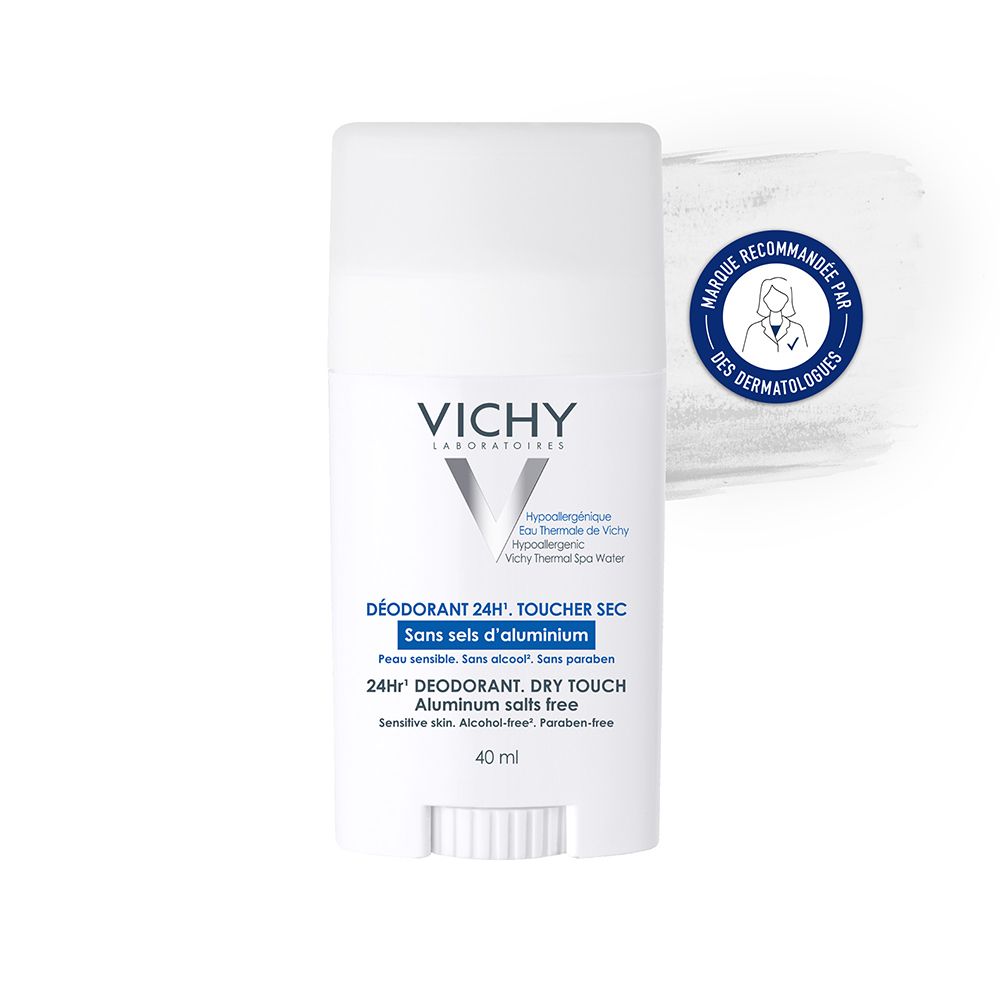 Vichy Déodorant 24H Actif Anti-Odeur D'origine Naturelle - Stick Stick(S) 40 Ml