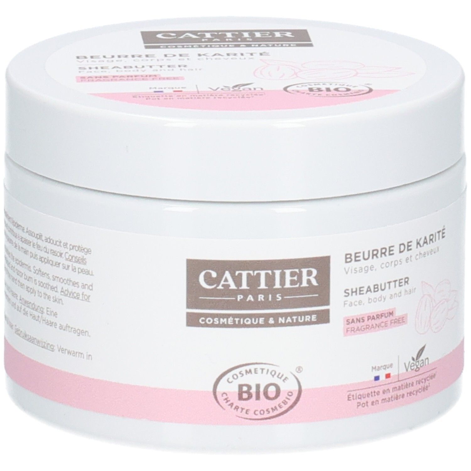 Cattier Beurre De Karité 100% Bio Crème 100 G
