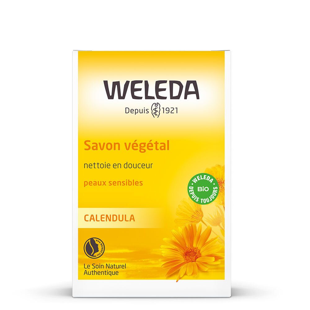 Weleda savon végétal au calendula 100 g Savon