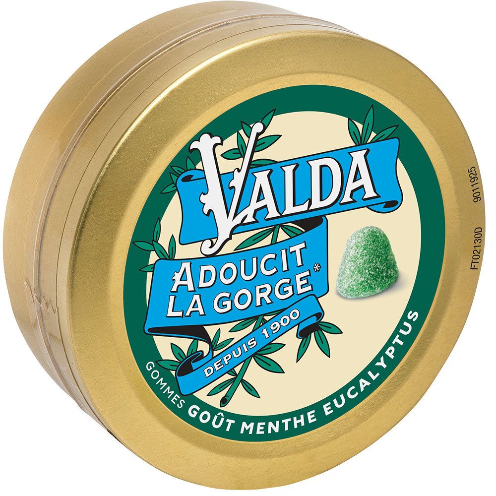 Valda Gommes Menthe Eucalyptus Adoucit La Gorge 50G Gummies 50 G - Image 1