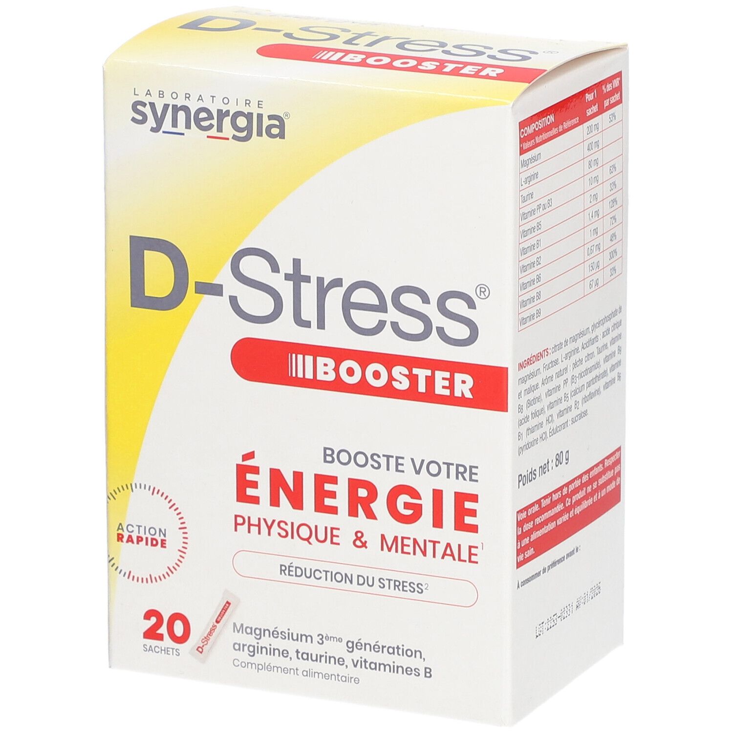 Synergia D-Stress booster 20 pc(s) Sachet(S)